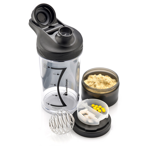 Bidon Shaker Meteor 500 ml czarny