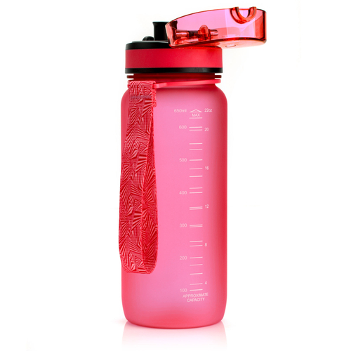 Bidon sportowy Meteor 650 ml różowy