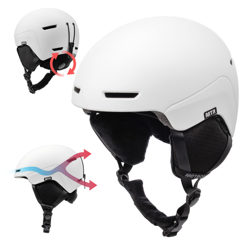 Kask narciarski Meteor Avalo M 55-58 cm biały