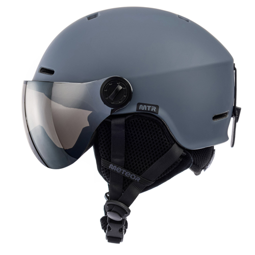 Kask narciarski Meteor Falven L 58-61 cm szary