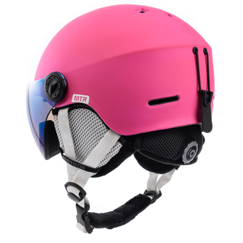 Kask narciarski Meteor Falven M 55-58 cm różowy