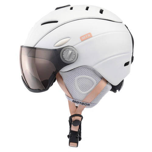 Kask narciarski Meteor Holo M 55 -58 cm biały