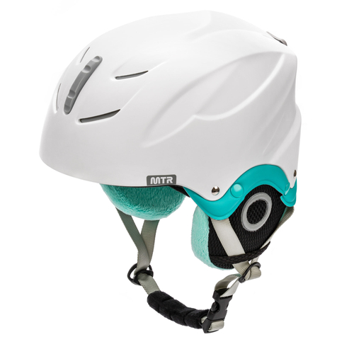 Kask narciarski Meteor Lumi L 58-61 cm miętowy/biały