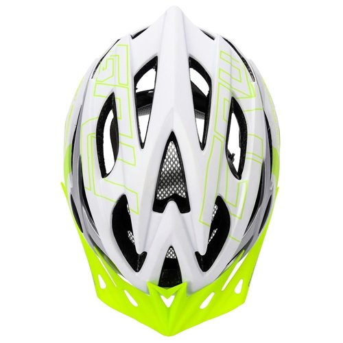 Kask rowerowy Meteor Gruver L 58-61 cm biały/zielony