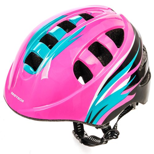 Kask rowerowy Meteor MA-2 M 52-56 cm Orbit różowy