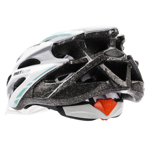 Kask rowerowy Meteor MV29 Drizzle L 58-61 cm biały/szary/miętowy