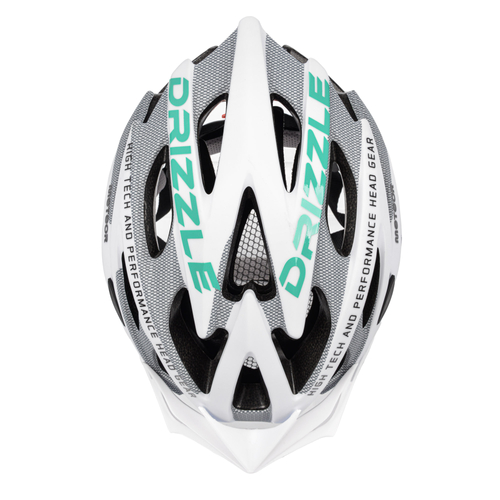 Kask rowerowy Meteor MV29 Drizzle M 55-58 cm biały/szary/miętowy