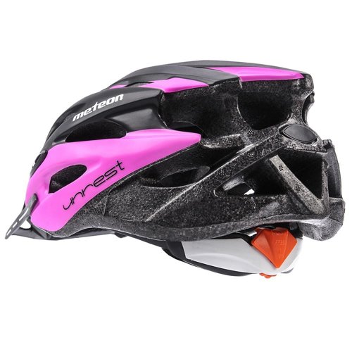 Kask rowerowy Meteor MV29 Unrest L 58-61 cm czarny/różowy