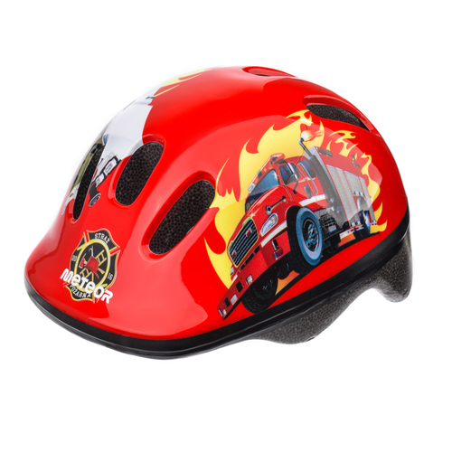 Kask rowerowy Meteor MV6-2 S 48-52 cm Fire Engine