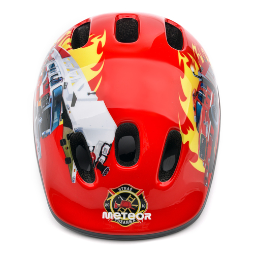 Kask rowerowy Meteor MV6-2 S 48-52 cm Fire Engine