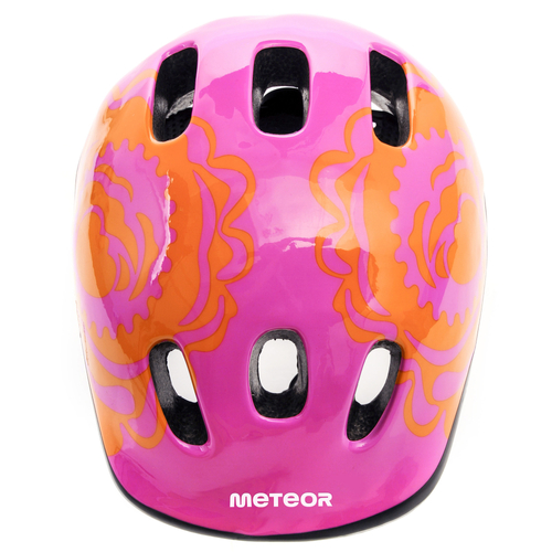 Kask rowerowy Meteor MV6-2 XS 44-48 cm Big Flower