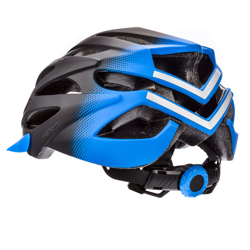 Kask rowerowy Meteor Marven 2 L 58-61 cm czarny/niebieski