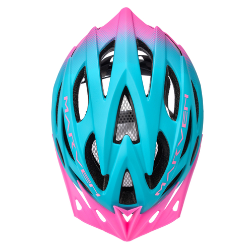 Kask rowerowy Meteor Marven 2 M 55-58 cm niebieski/różowy