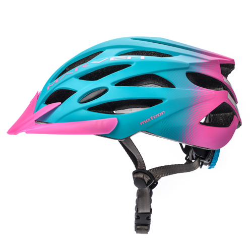 Kask rowerowy Meteor Marven 2 S 52-56 cm niebieski/różowy