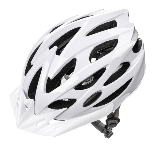 Kask rowerowy Meteor Marven L 58-61 cm biały shiny