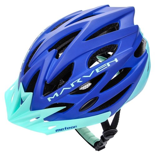 Kask rowerowy Meteor Marven L 58-61 cm  granatowy/miętowy