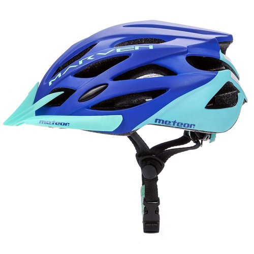 Kask rowerowy Meteor Marven L 58-61 cm  granatowy/miętowy