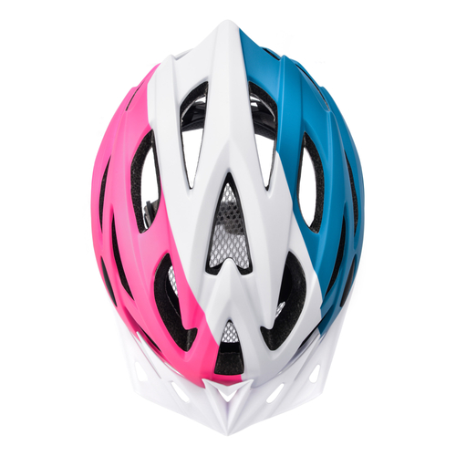 Kask rowerowy Meteor Marven L 58-61 cm różowy/biały/morski