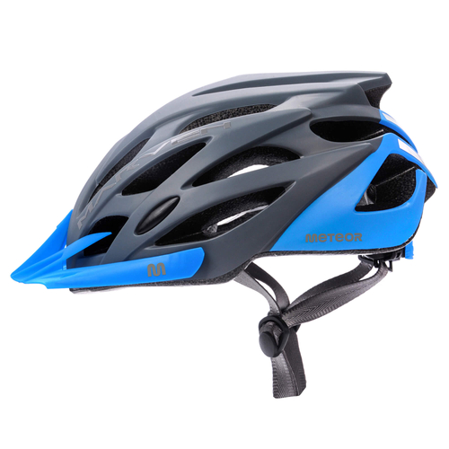 Kask rowerowy Meteor Marven L 58-61 cm szary/niebieski