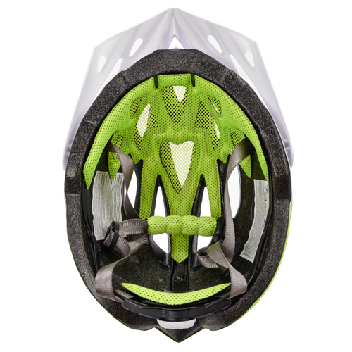 Kask rowerowy Meteor Marven M 55-58 cm biały/neonowy zielony