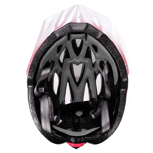 Kask rowerowy Meteor Marven M 55-58 cm koralowy /biały