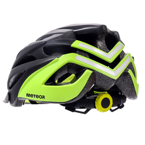 Kask rowerowy Meteor Marven S 52-56 cm czarny/zielony