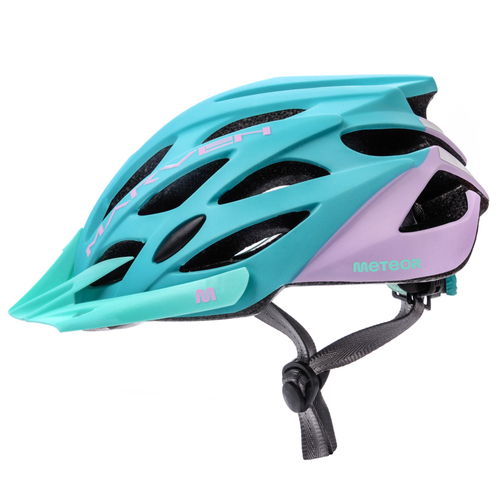 Kask rowerowy Meteor Marven S 52-56 cm miętowy/różowy