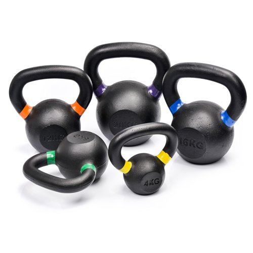 Kettle bell Meteor 8 kg czarny mat