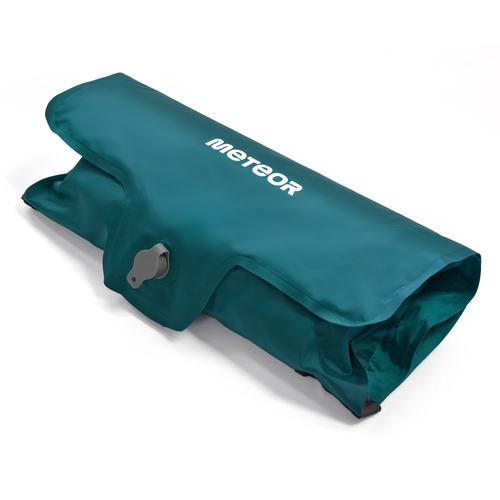 Materac nadmuchiwany Mumia Meteor 2w1 (pompka+drybag) 190×56×5,5 cm morski