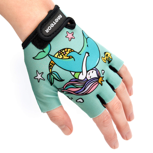 Rękawiczki rowerowe Meteor Kids S Mermaid