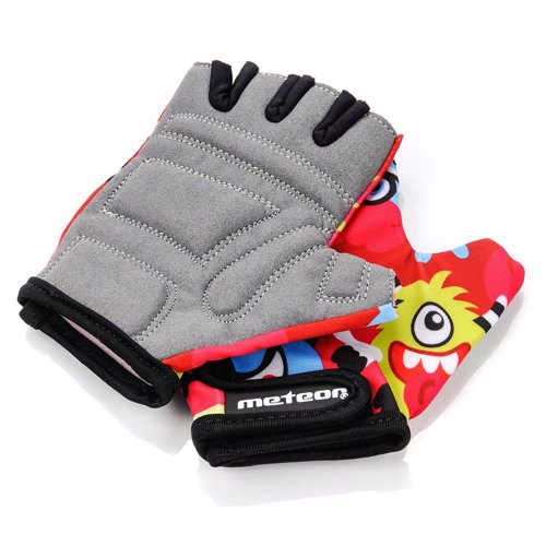 Rękawiczki rowerowe Meteor Kids XS Monsters