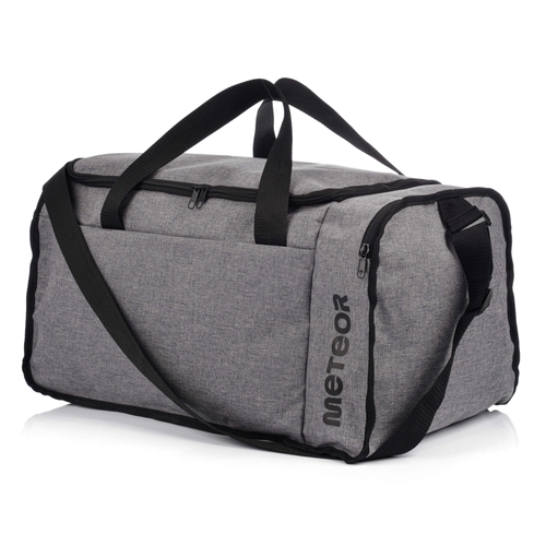 Torba fitness Meteor Odyn 40 l szary melanż/czarny