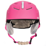 Kask narciarski Meteor Lumi M 55-58 cm różowy/biały