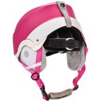 Kask narciarski Meteor Lumi S 53-55 cm różowy/biały