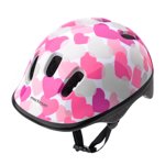 Kask rowerowy Meteor KS06 XS 44-48 cm Pink hearts