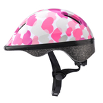 Kask rowerowy Meteor KS06 XS 44-48 cm Pink hearts