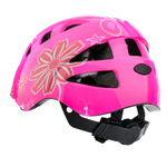 Kask rowerowy Meteor KS08 M 52-56 cm różowy/biały