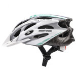 Kask rowerowy Meteor MV29 Drizzle L 58-61 cm biały/szary/miętowy