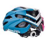 Kask rowerowy Meteor Marven L 58-61 cm różowy/biały/morski