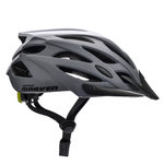 Kask rowerowy Meteor Marven M 55-58 cm szary/biały/limonkowy