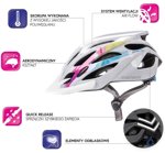 Kask rowerowy Meteor Shimmer in-mold S 52-56 cm