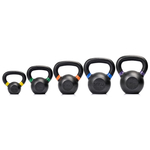 Kettle bell Meteor 8 kg czarny mat