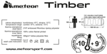 Śpiwór Meteor Timber bawełniany czarny