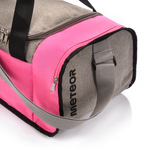 Torba fitness Meteor Nepr 20 l szary/różowy