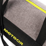 Torba fitness Meteor Siggy 25 l szary melanż/neonowy zielony